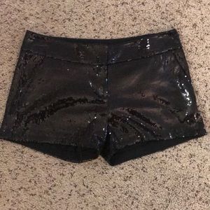Black Limited sequin shorts